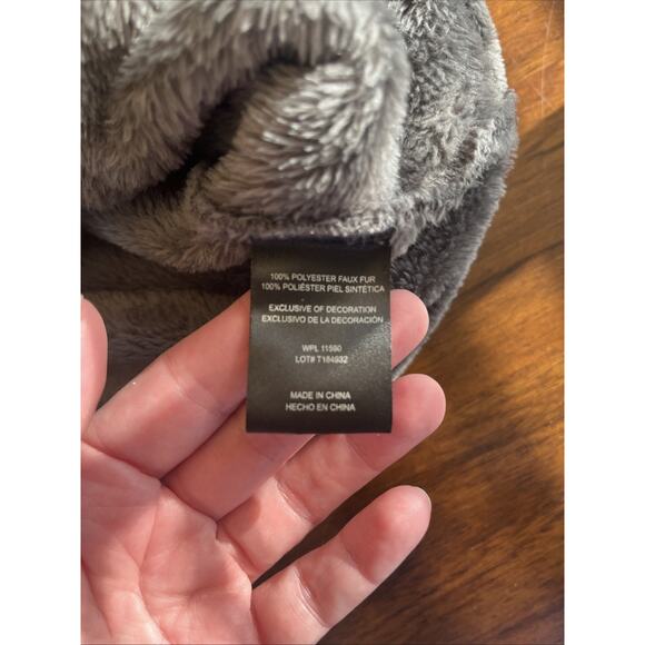 Heatkeeper Gray Full Zip Fleece Jacket Cute Embroidered Fallcore Cabincore Comfy - Picture 5 of 8